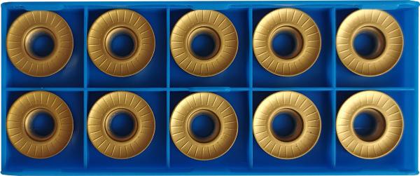 Yellow Round Carbide Inserts Milling Cutting Insert RCGT10T3MO-LH