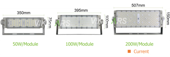 200W Module 400W 600W 800W 1200W Flood Lights For Sports Stadium Lighting