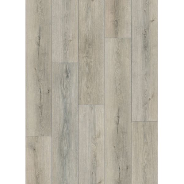 Vinyle en bois de SPC de grain parquetant des planches Gray Brown Jump Non Glue GKBM DD-W82198-3