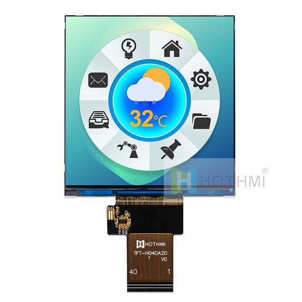 4.0 IPS LCD | 720x720px screen RGB interface | Optional capacitive resistive touch screen