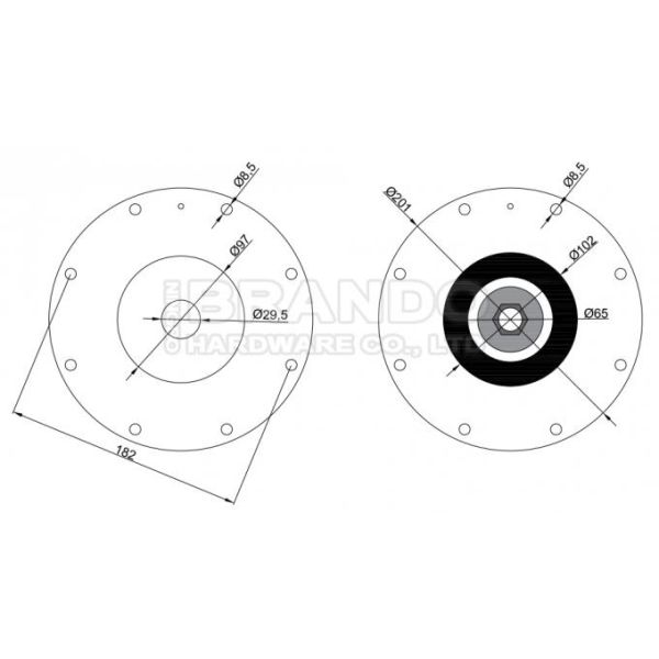 3'' BFEC Diaphragm Repair Kit For Dust Collector Diaphragm Pulse Valve