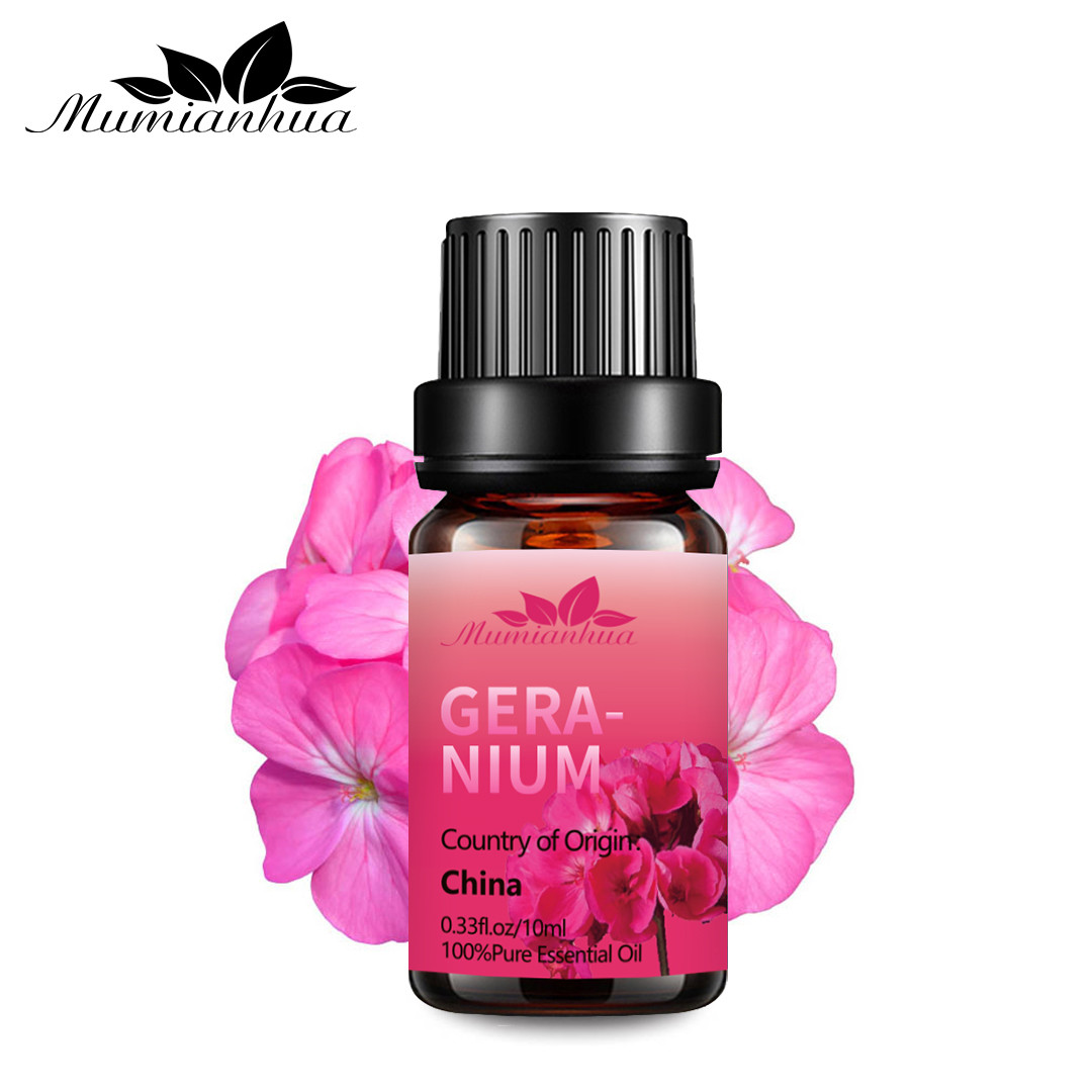 Эфирные масла тела тома 5ml душат эфирное масло гераниума OEM/ODM органическое