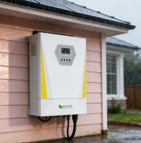 11kW Grid Tie Solar Inverter Household Solar Inverter With External WiFi