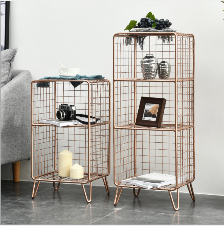 2 Tier Steel Book Storage Cabinet , Corrosion Proof Multi Layer Storage Rack