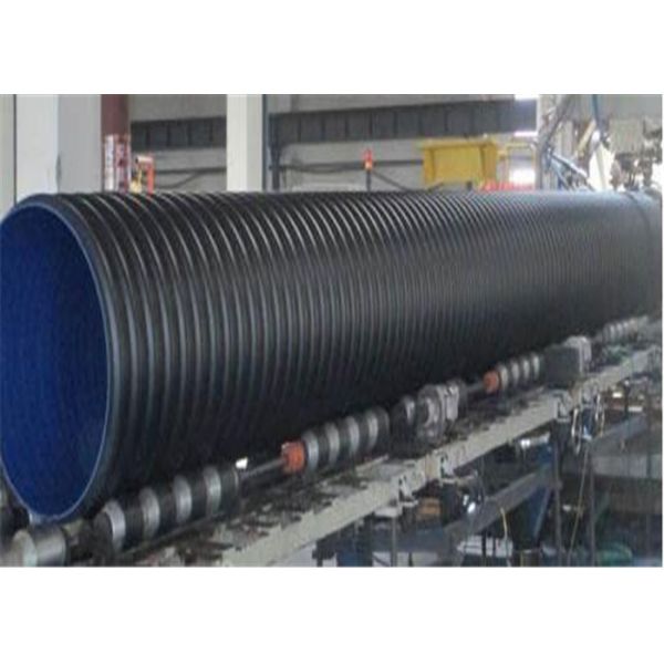 Линия КЭ ИСО9001 штранг-прессования трубы ПЭ высокой эффективности рифленая пластиковая