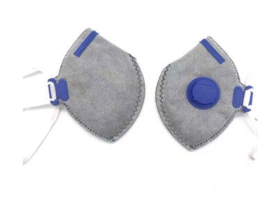 Grey Color Ffp3 Dust Mask Ffp3 Respirator Mask Non Woven Fabric Material