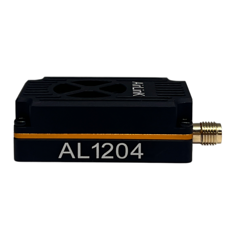 Kimpok AirLink AL1304 1.2GHz/1.3GHz 4WFPV Video Transmitter Wireless Data Transmission Module 1.2GHz 4W High Power Long Distance Signal Sender with Compact