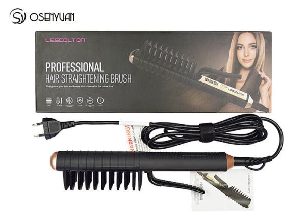 Lcd Display Home Hair Straightener , Electric Straightening Combs For Black Hair