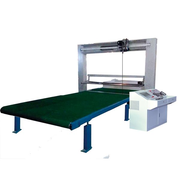 CNC Vertical Vibrition Blade Cutter For Rebound Flexible Foam 4kw 380V 50HZ