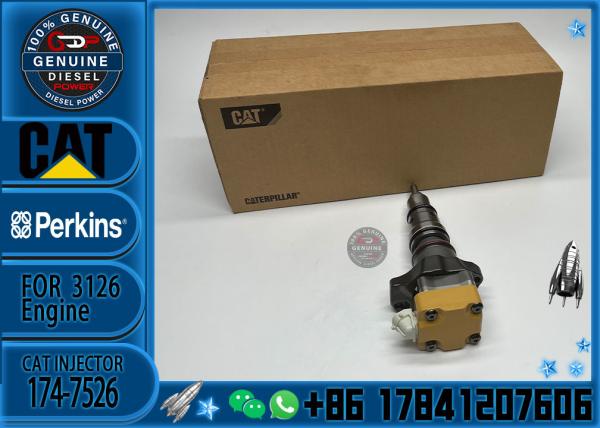 Diesel Engine Fuel Injector Excavator Accessories Diesel Motor Parts 1747526 174-7526 for Caterpillar CAT 3412E 651E 657