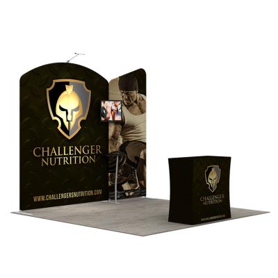 3*3 Standard Trade Stand Displays , Convention Show Displays Lightweight Creative Design