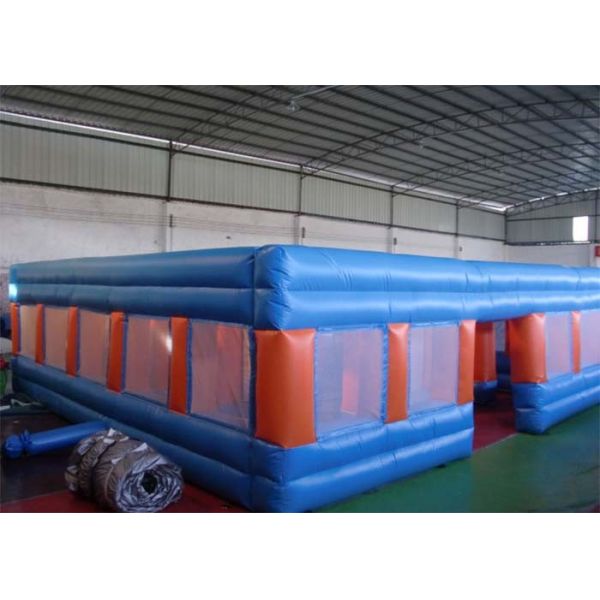 лабиринт EN14960 крупного плана напольных игр спортивной площадки малышей PVC 0.55mm раздувной