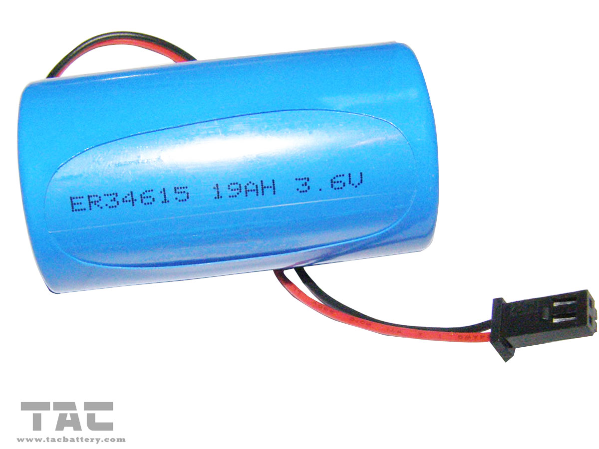 Размер 34615 батареи лития 19000mAh катушкы 3.6V не-перезаряжаемые d