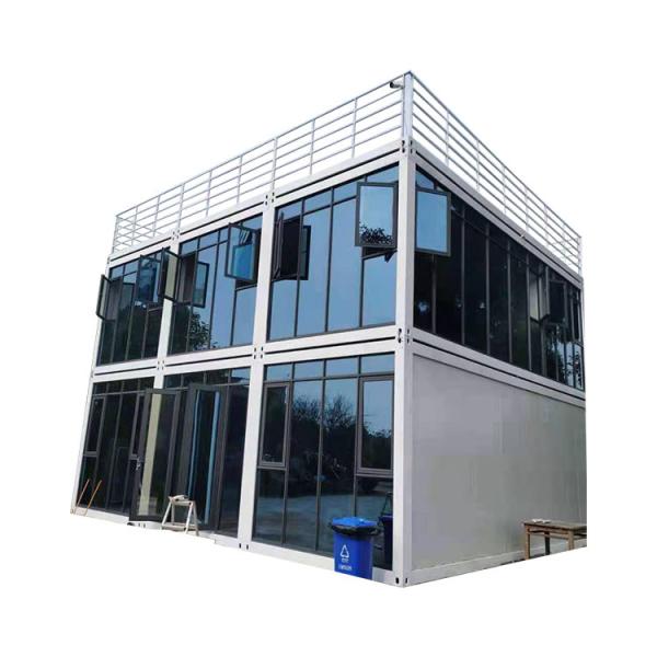 Prefabricated Detachable Container House With Steel Door And Plastic Steel Window