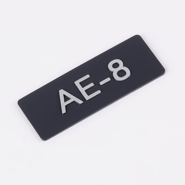 Packaging Printing Aluminum Metal Logos Durable and Personalized for Customization