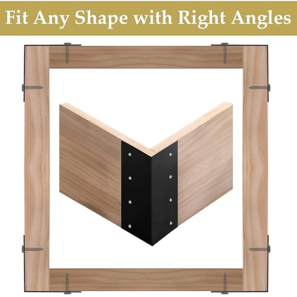 Brackets de esquina de cama de jardín de estilo americano ideal para jardines de flores o verduras