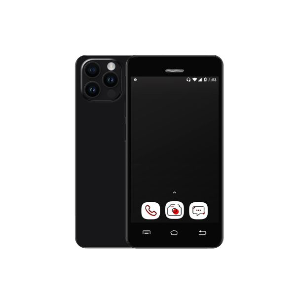 ミニ 3G スマートフォン 3.0'スクリーン 2+16GB Type-C 充電 4.0 ブルーツ 2.4G Wi-Fi