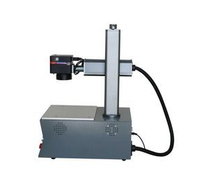 Mini Tabletop Fiber Laser Engraving Equipment in Production Line