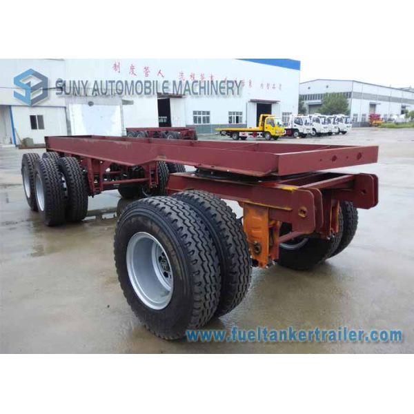 15000 L 2 Axles Oil Tank Trailer , Full stainless steel tanker trailers For Water / Chemical / LPG