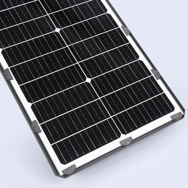 60W 90W 120W Solar LED integrado Street Light Die-cast Alumínio IP66 IK08 Sensor de movimento para lugares públicos e ruas