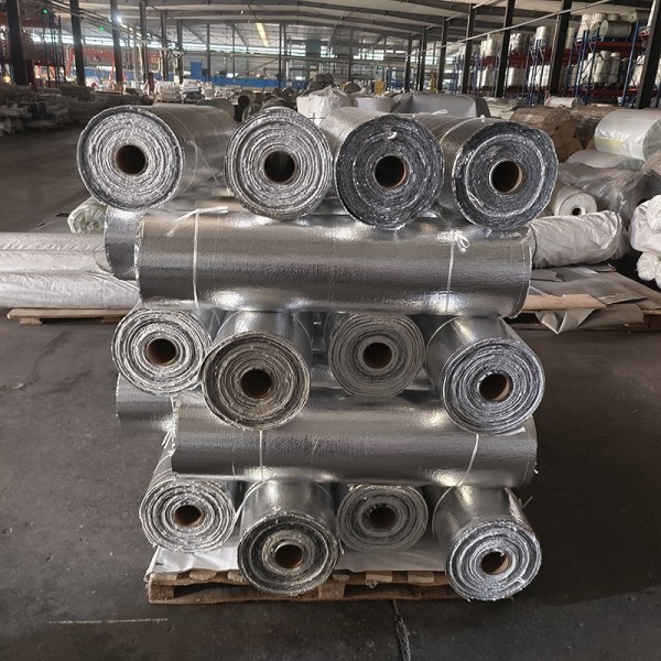Composited Aluminum Foil Fiber Glass Cloth Heat Insulation Material Roll Soft Temper