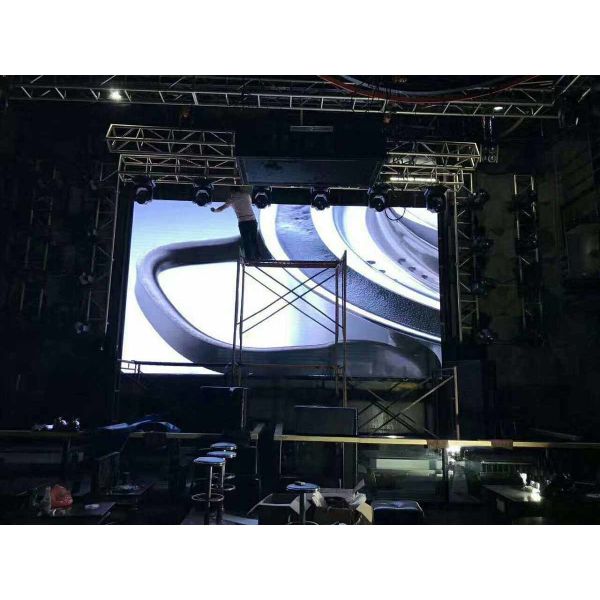 Pixels 4mm Indoor Hd Led Display 4k For Stage Video Wall / Concert Backdrop