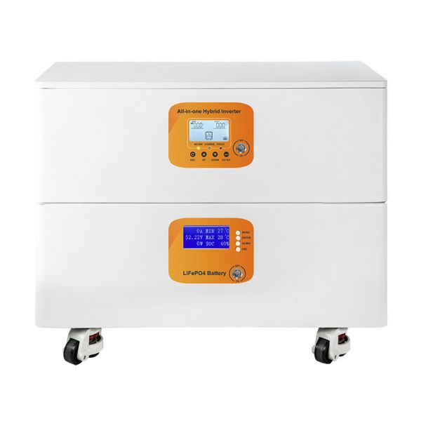 Home Battery Storage System Horizontal All in One Inverter and Energy Storage System Offering Scalable Capacity from 15.36kWh to 61.44kWh