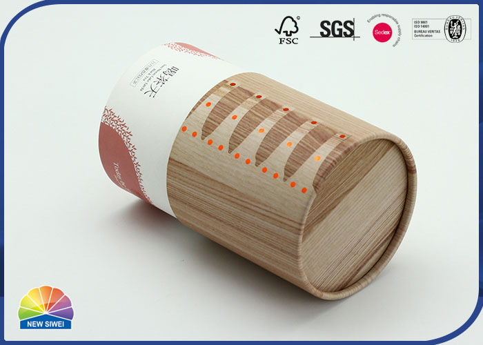 2pieces развернуло трубку цилиндра края бумажную упаковывая Biodegradable