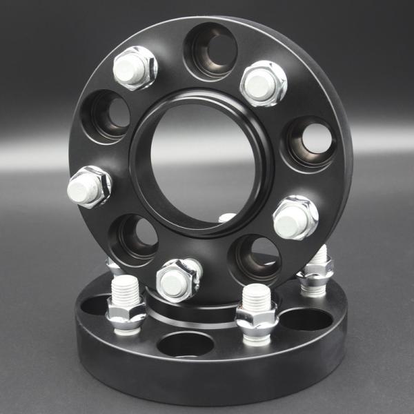 25mm Forged Aluminum Hub-centric Wheel Spacers Anodize Black for FORD Mustang 2016 Version
