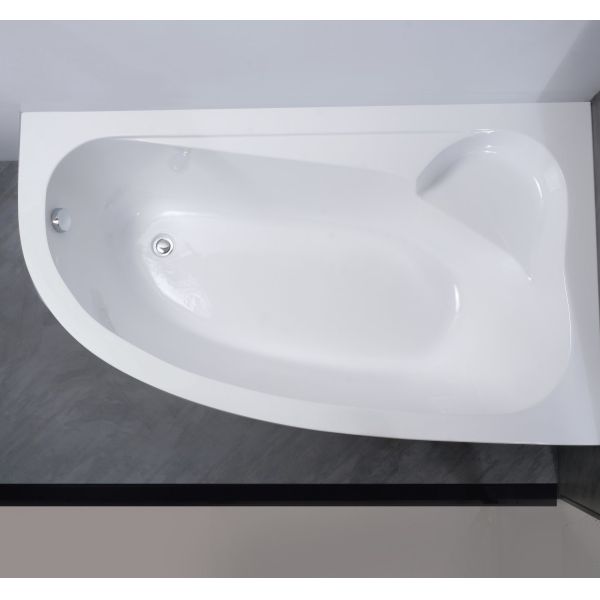 Acrylic Bathtub Rectangle Shape with Optional Legs Structurer and Simple Drop in Design