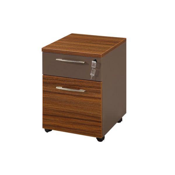 3 Drawer Short Filing Cabinet , File Cabinet Furniture Panel Wood Style