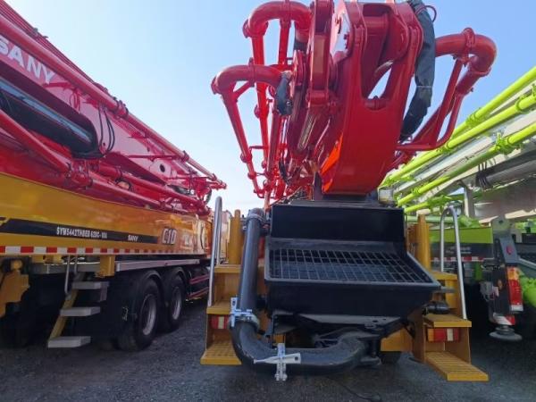 Hydraulic Putzmeister 46m Used Pump Truck 2012 With Benz Chasis