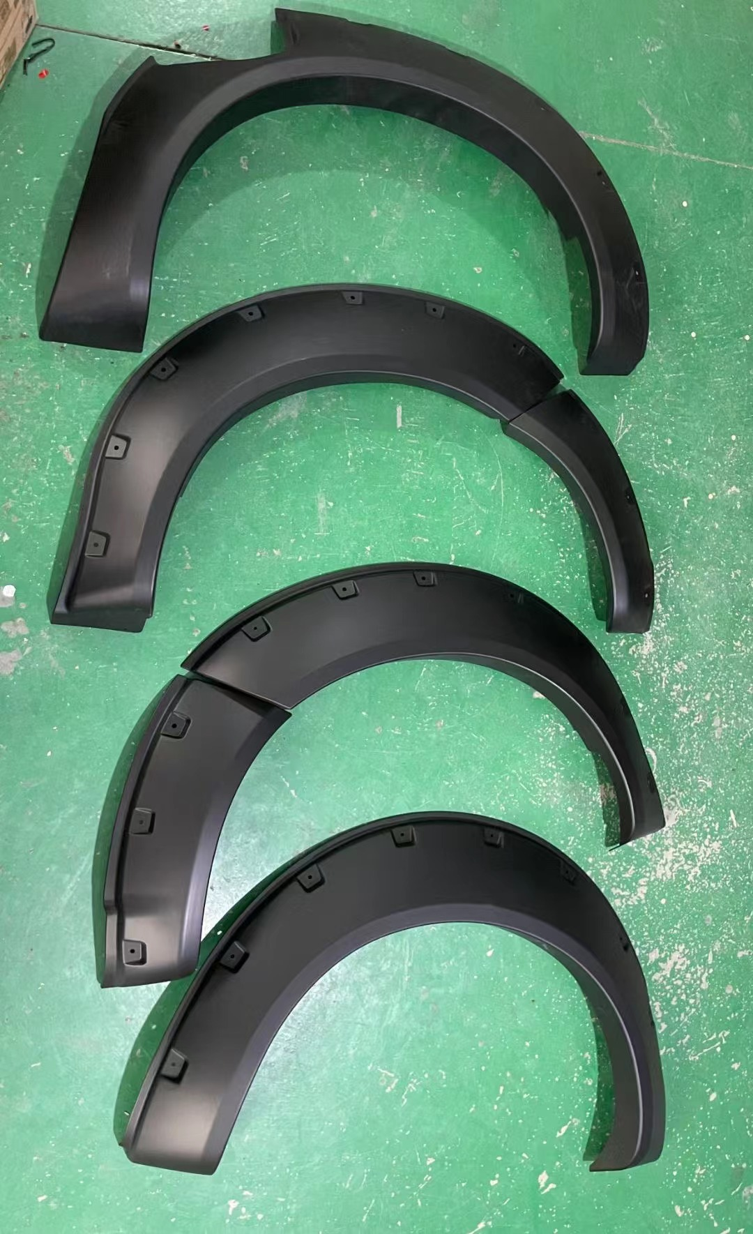 Plastic Black / White Car Fender Flare For Toyota Rocco Wheel Fender Flares