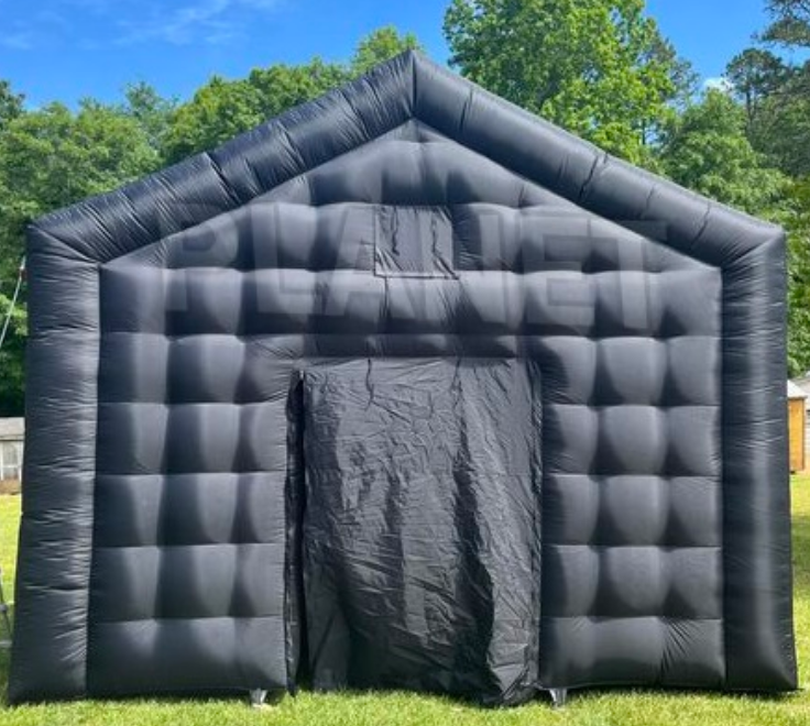 Портативный черный светодиодный светильник для дискотек, надувной ночной клуб, кубический шатер, мобильный ночной клуб