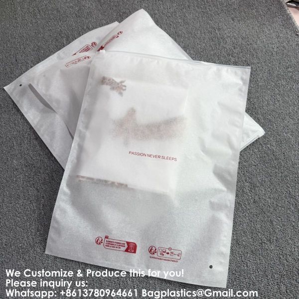 stencil tissue paper Bag, Stencil paper bag, Glassine Paper, Custom Printing Cotton Paper Biodegradable Compostable PLA Corn Starch CPE EVA Eco Friendly Zipper Garment Plastic Clothing Packaging Bag