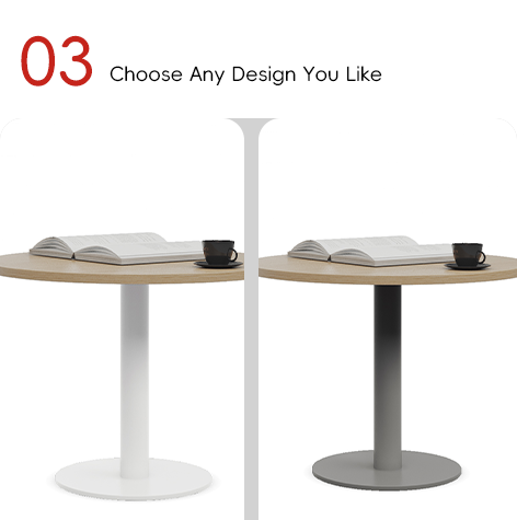 Apoyo a la personalización de la mesa de negociación de muebles de apartamento moderno simple y práctico