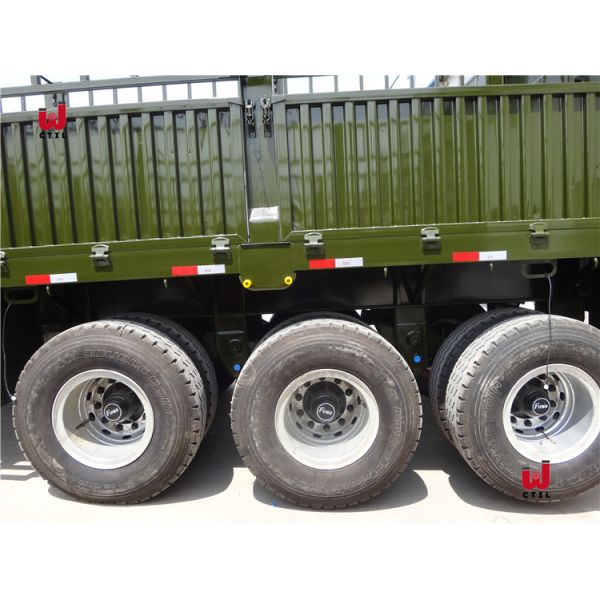 Tri цапфы перевозят Semi трейлеры на грузовиках поголовья лошади трейлеров 60t