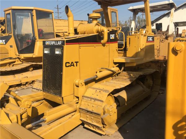 Year 2007 Used Caterpillar D3C Crawler Bulldozer 3204 engine with Original Paint and air condition for sale