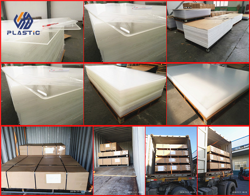 Colored acrylic sheets, cast acrylic sheets, specifically for outdoor advertising
