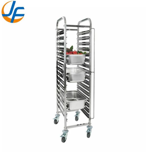 Roll in Stainless Steel Baking Tray Trolley Bun Pan Rack - 20 Pan