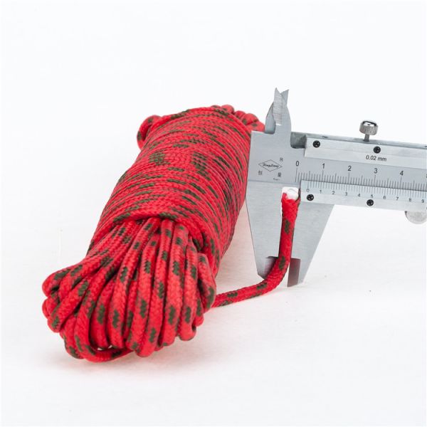 4mm/20M Braid Polypropylene Reflective Tent Rope For Camping