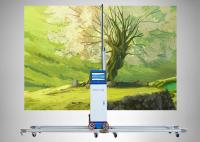 Máquina de impressão por jato de tinta de parede vertical de controlo LCD automático para azulejos cerâmicos de vidro Parede branca de madeira