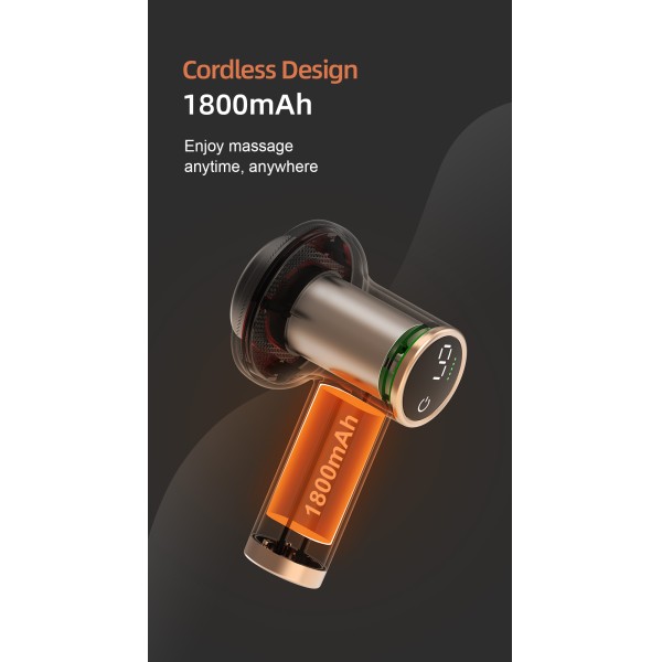 Cordless Handheld Massager with Deep Tissue Percussion Massager 9 Adjustable Speed Modes Body Massager Factory Customization