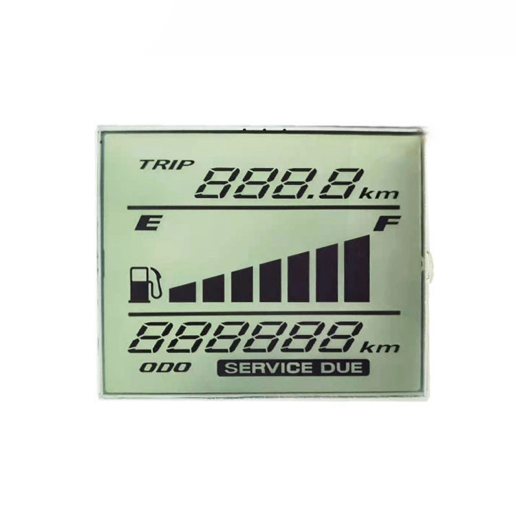 Custom Segment LCD Display Module Motorcycle Dashboard LCD Screen ODO TRIP