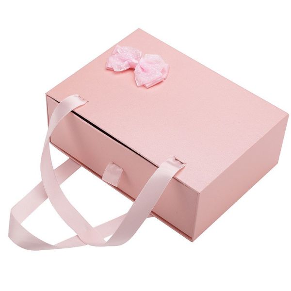 Bulk Small Pink Corrugated Cardboard Shipping Boxes Packaging For Shoe Shopping