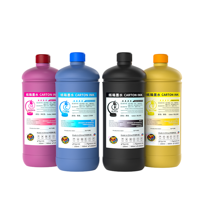 High Quality Water Based Dye Ink for Epson XP600 I1600 I3200 Printheads Bulk Ink for Carton Printing Vivid Color, Factory Direct