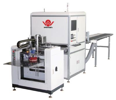 Full Automatic Positioning Gluing Machine / Rigid Box Machine For Gift Box