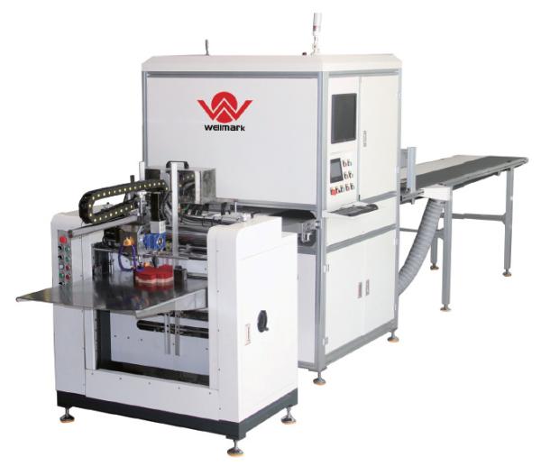 Full Automatic Positioning Gluing Machine / Rigid Box Machine For Gift Box