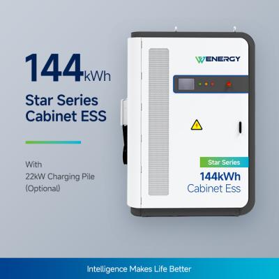 144kWh All-In-One Energy System: Solar, Storage, Diesel & Charging
