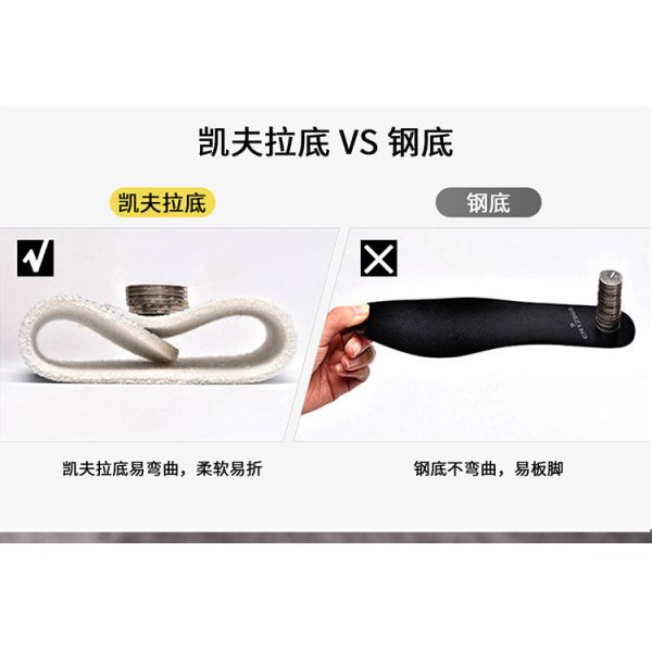 Breathable Flying Knit Work Shoes Comfortable Safety Shoes Kevlar Midsole Steel Toe EVA Sole